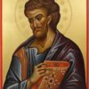 Apostle Luke – 14th c. Hilandar Hand-Painted Byzantine Icon