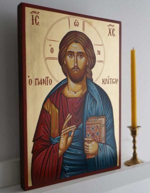 Christ Ruler of All Hand-Painted Greek Orthodox Icon