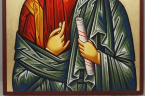 Hand-Painted Byzantine Icon of Pantocrator - Vatopedi Monastery