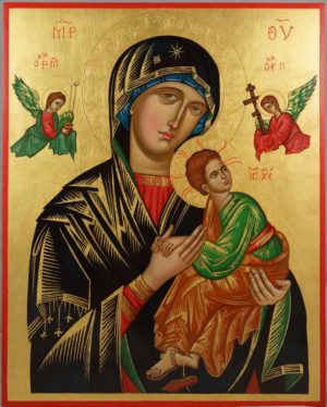 Our Lady of Perpetual Help Hand-Painted Orthodox Icon