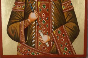 Emperor St Constantine XI Hand-Painted Orthodox Icon