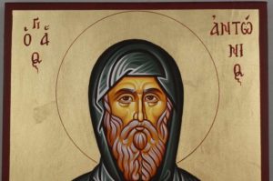 St Anthony of Egypt Hand-Painted Orthodox Icon