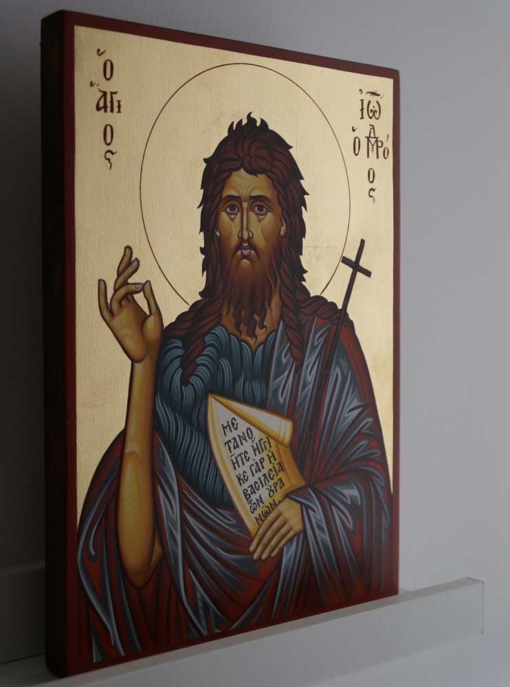 St Prophet John Forerunner Hand-Painted Icon