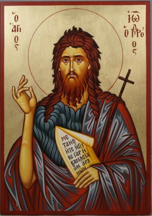 St Prophet John Forerunner Hand-Painted Icon