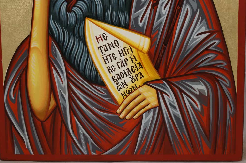 St Prophet John Forerunner Hand-Painted Icon
