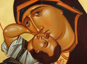 Panagia Pelagonitissa Hand-Painted Byzantine Icon