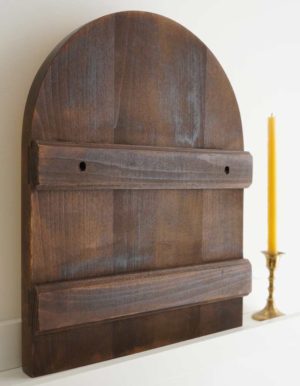 Deesis Icon of the Mother of God Hand-Painted Byzantine Icon Backside Oak Support Braces