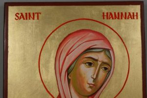 St Hannah the Prophetess Hand-Painted Orthodox Icon