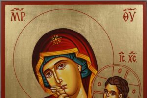 Theotokos Paramythia Hand-Painted Byzantine Icon