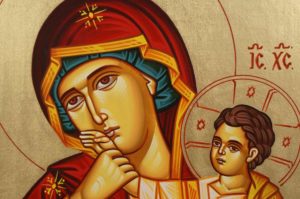 Theotokos Paramythia Hand-Painted Byzantine Icon