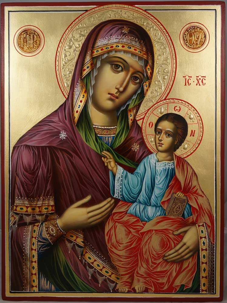 Virgin Mary the Guide Hand-Painted Orthodox Icon