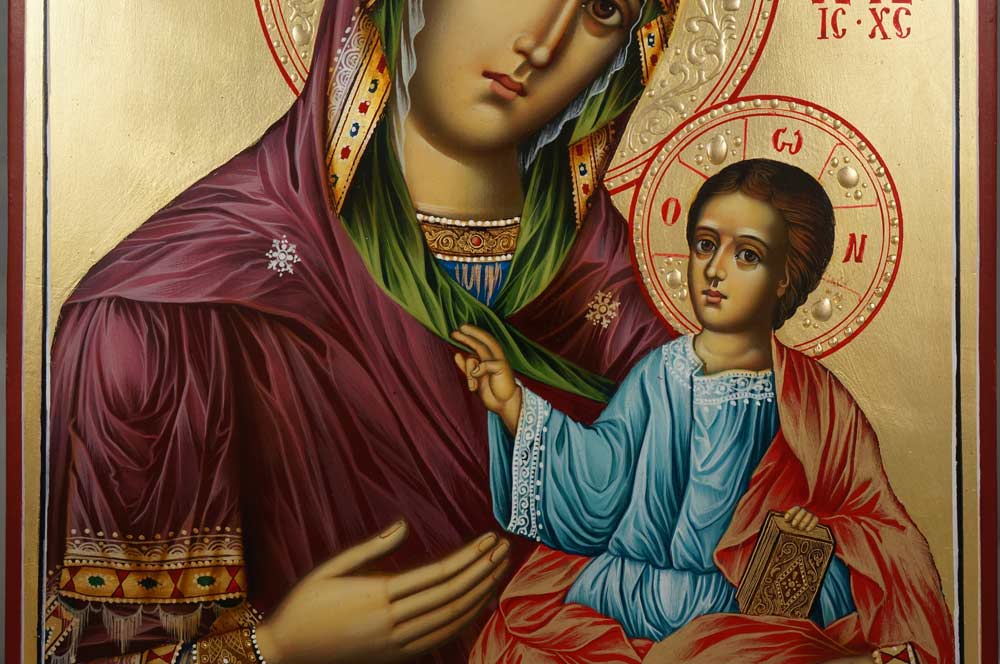 Virgin Mary the Guide Hand-Painted Orthodox Icon