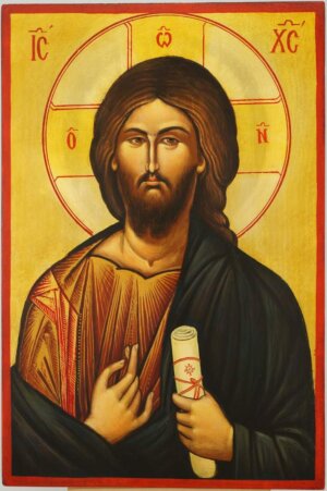 Christ Blessing (Vatopedi) Orthodox Icon - BlessedMart