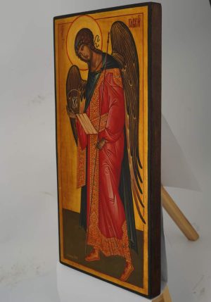 st archangel gabriel icon hand painted orthodox (full body)