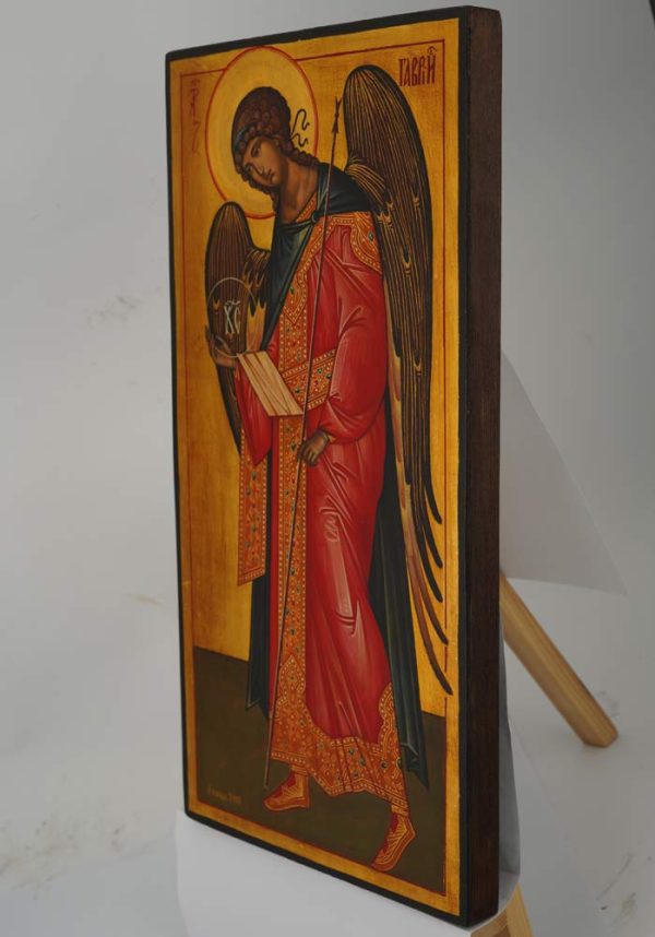 st archangel gabriel icon hand painted orthodox (full body)