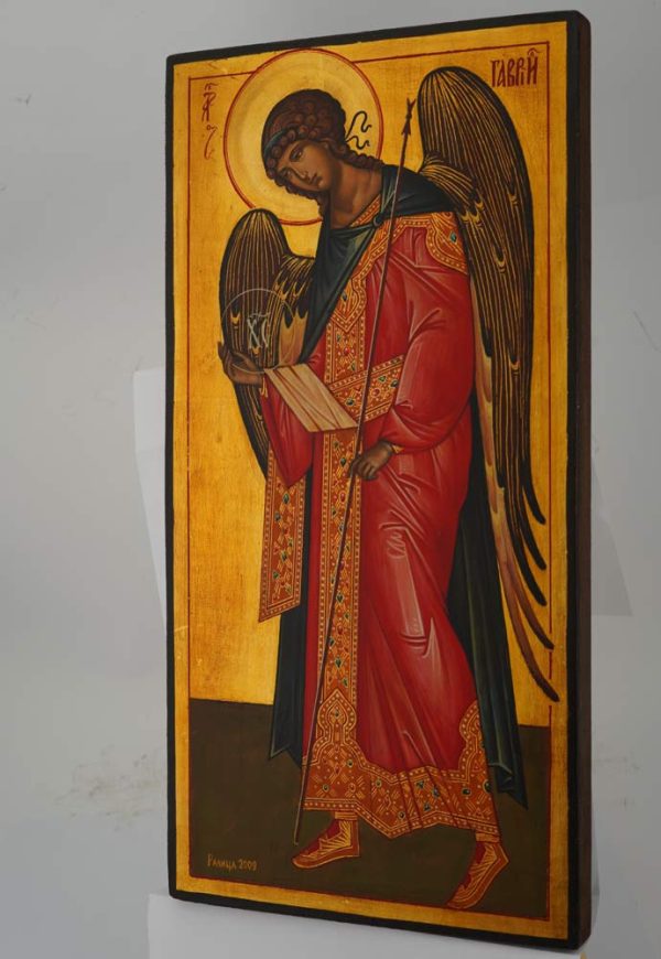 st archangel gabriel icon hand painted orthodox (full body)
