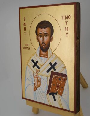 st timothy the apostle hand painted byzantine