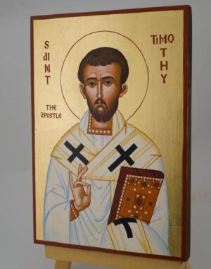 st timothy the apostle hand painted byzantine