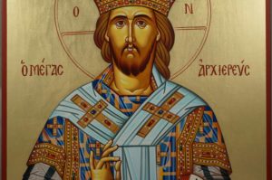Christ the Great High Priest Hand-Painted Greek Orthodox Icon
