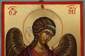 Michael the Archangel Hand-Painted Orthodox Icon on Wood