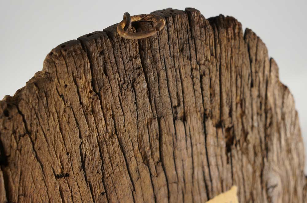 Deesis Mother of God Hand-Painted Byzantine Icon Backside