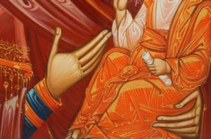 Mother of God Hodegetria Guide Hand-Painted Byzantine Icon