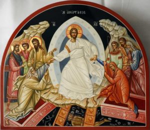 Resurrection Chora Hand Painted Byzantine Orthodox Icon on Wood