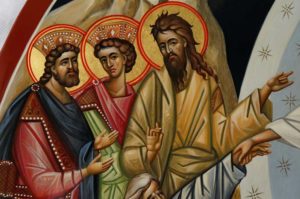 Resurrection Chora Hand Painted Byzantine Orthodox Icon on Wood