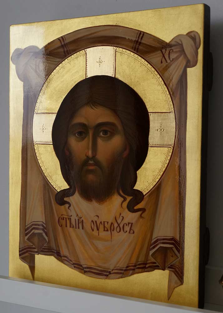 The Holy Face - Ubrus Mandylion Hand-Painted Russian Orthodox Icon