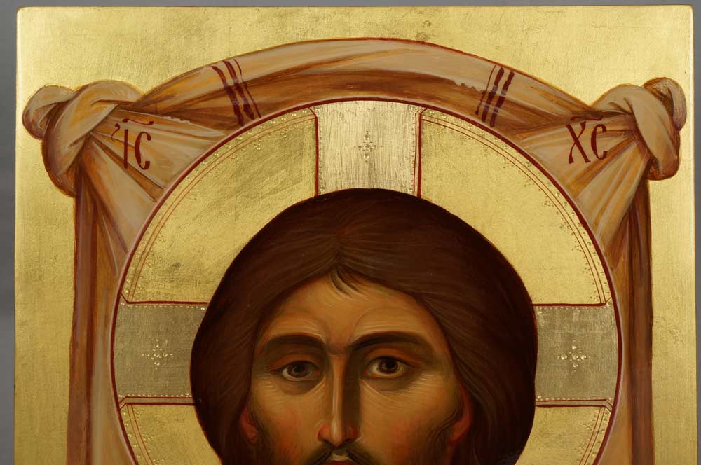 The Holy Face - Ubrus Mandylion Hand-Painted Russian Orthodox Icon