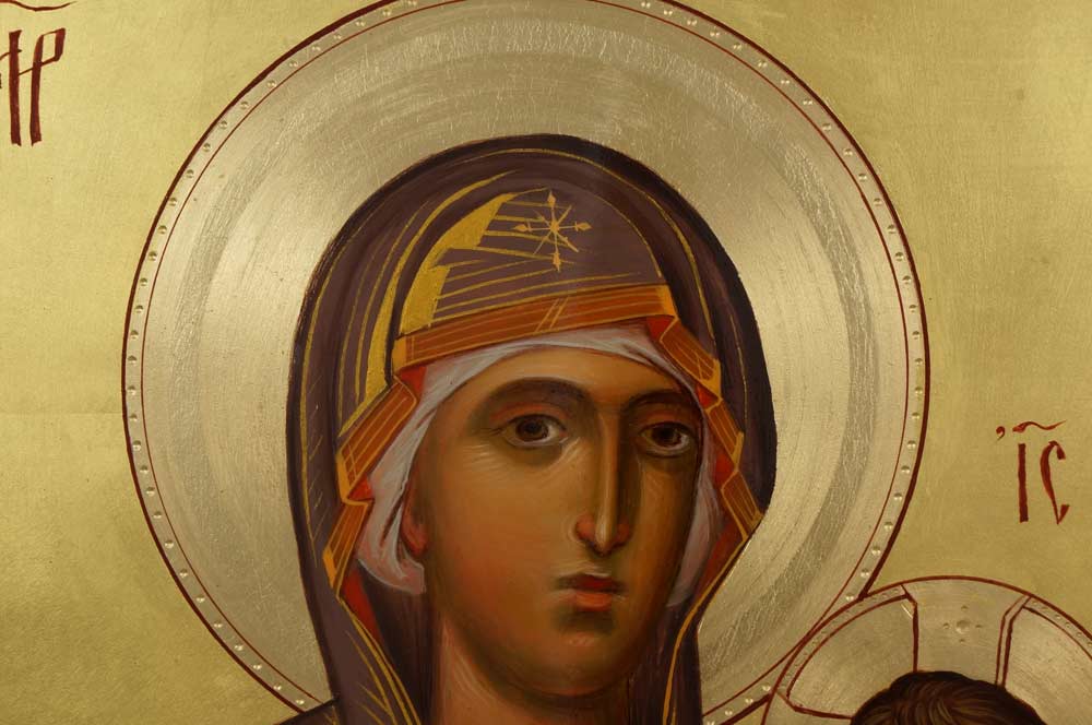 Mother of God Hodegetria The Guide Hand-Painted Byzantine Icon