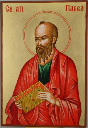 saint paul the apostle icon hand painted orthodox