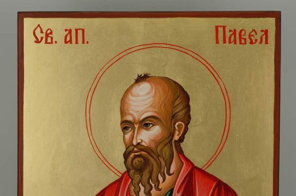 saint paul the apostle icon hand painted orthodox