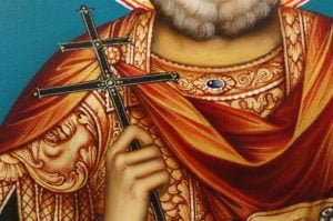 Martyr Menas of Egypt Hand-Painted Byzantine Icon