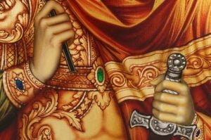 Martyr Menas of Egypt Hand-Painted Byzantine Icon