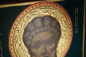 Martyr Menas of Egypt Hand-Painted Byzantine Icon