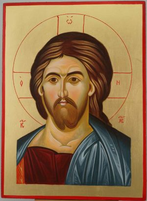 jesus christ the savior icon hand painted orthodox