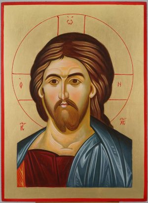 jesus christ the savior icon hand painted orthodox