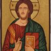 Christ Pantocrator Icon small Hand Painted Byzantine Orthodox