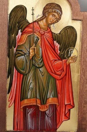 St Archangel Michael Hand-Painted Triptych