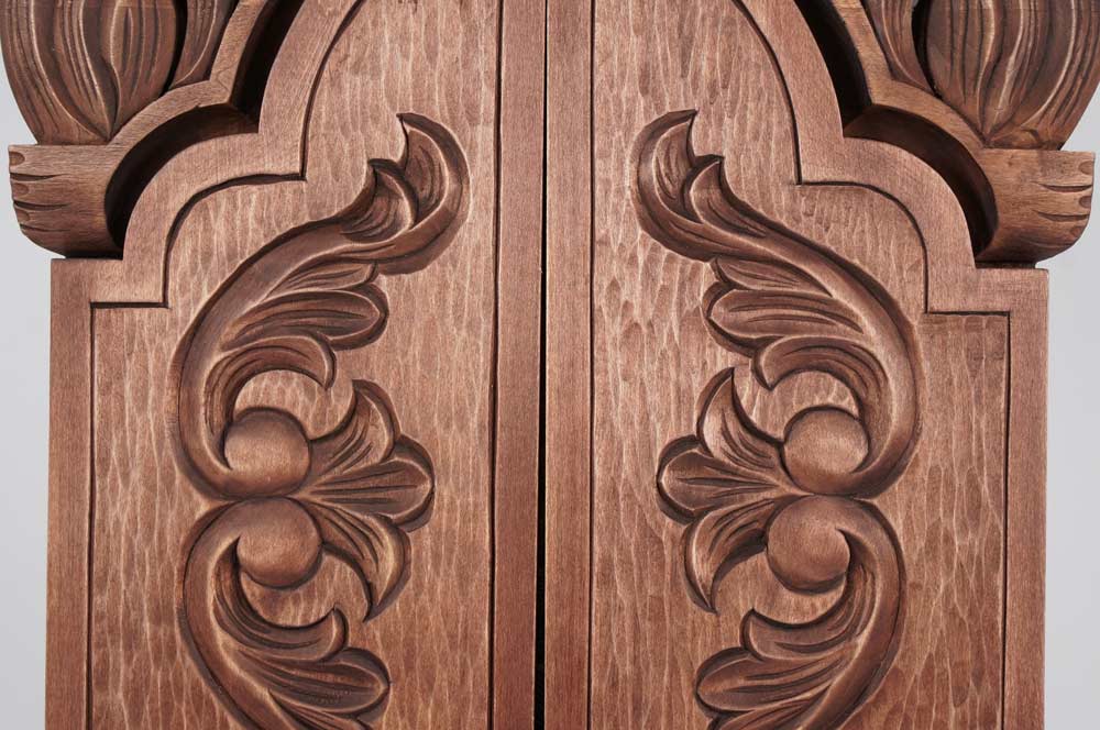 Deesis Hand-Carved and Hand-Painted Orthodox Triptych