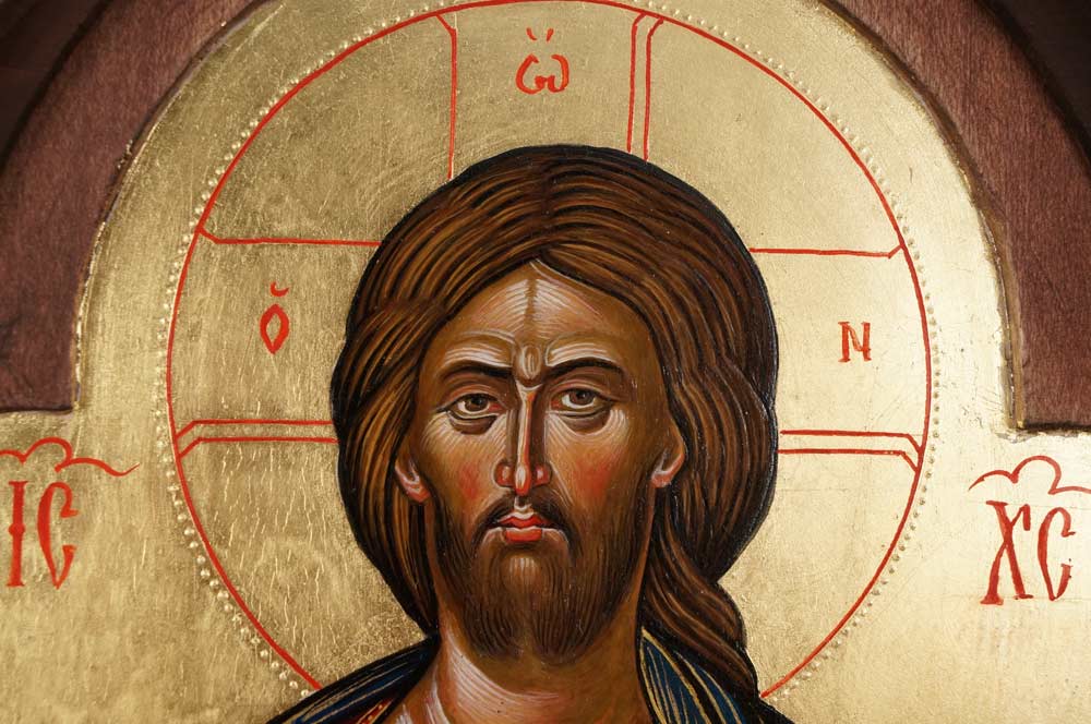 Jesus Christ in Majesty Hand-Painted Triptych