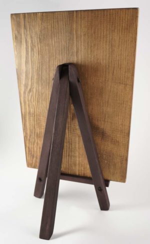Orthodox Icon Stand Easel Dark Natural Wood