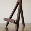 Orthodox Icon Stand Easel Dark Natural Wood