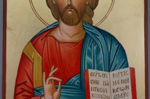 Jesus Christ – Open Book cm Hand Painted Orthodox Icon on Wood