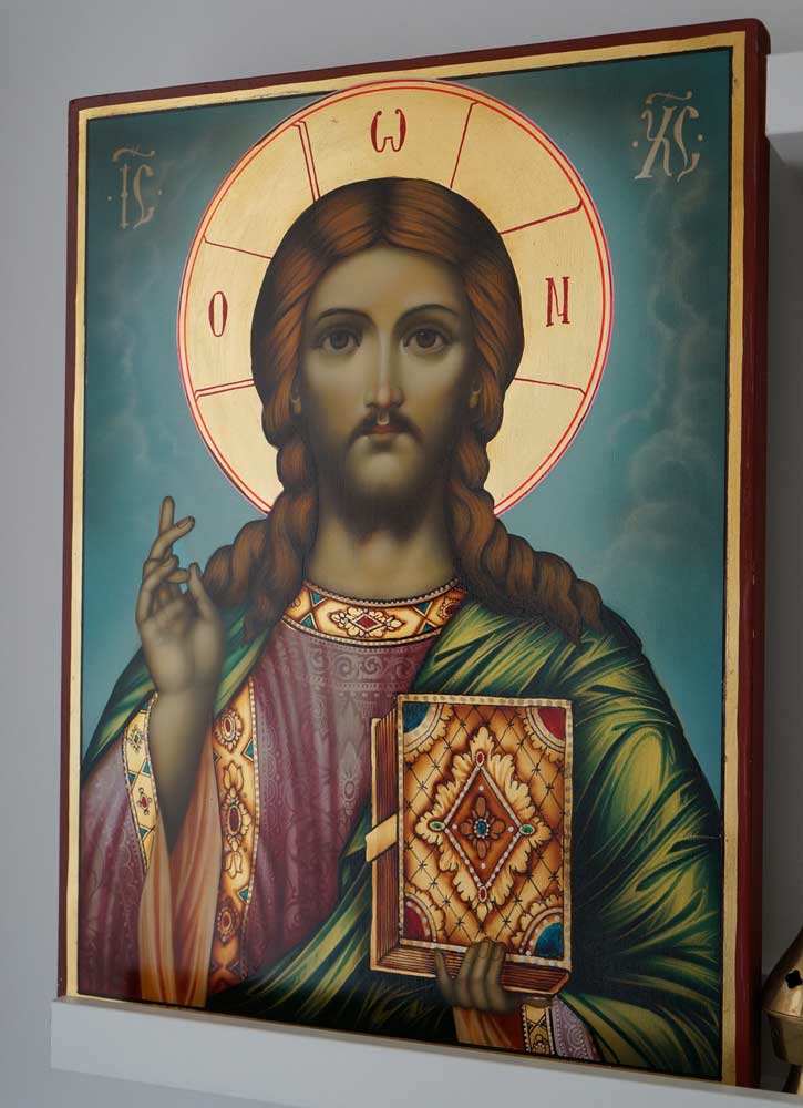 Christ Pantocrator Hand-Painted Orthodox Icon