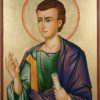 Saint Philip the Apostle Hand Painted Byzantine Orthodox Icon on Wood