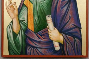 Saint Philip the Apostle Hand Painted Byzantine Orthodox Icon on Wood