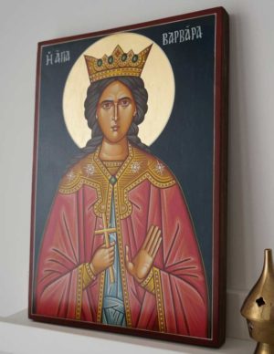 St Barbara Hand-Painted Byzantine Icon