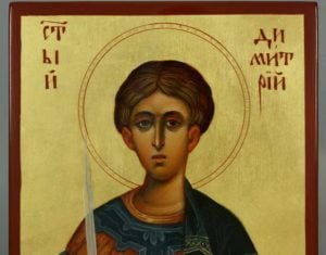 St Demetrius the Great Martyr Hand-Painted Greek Icon